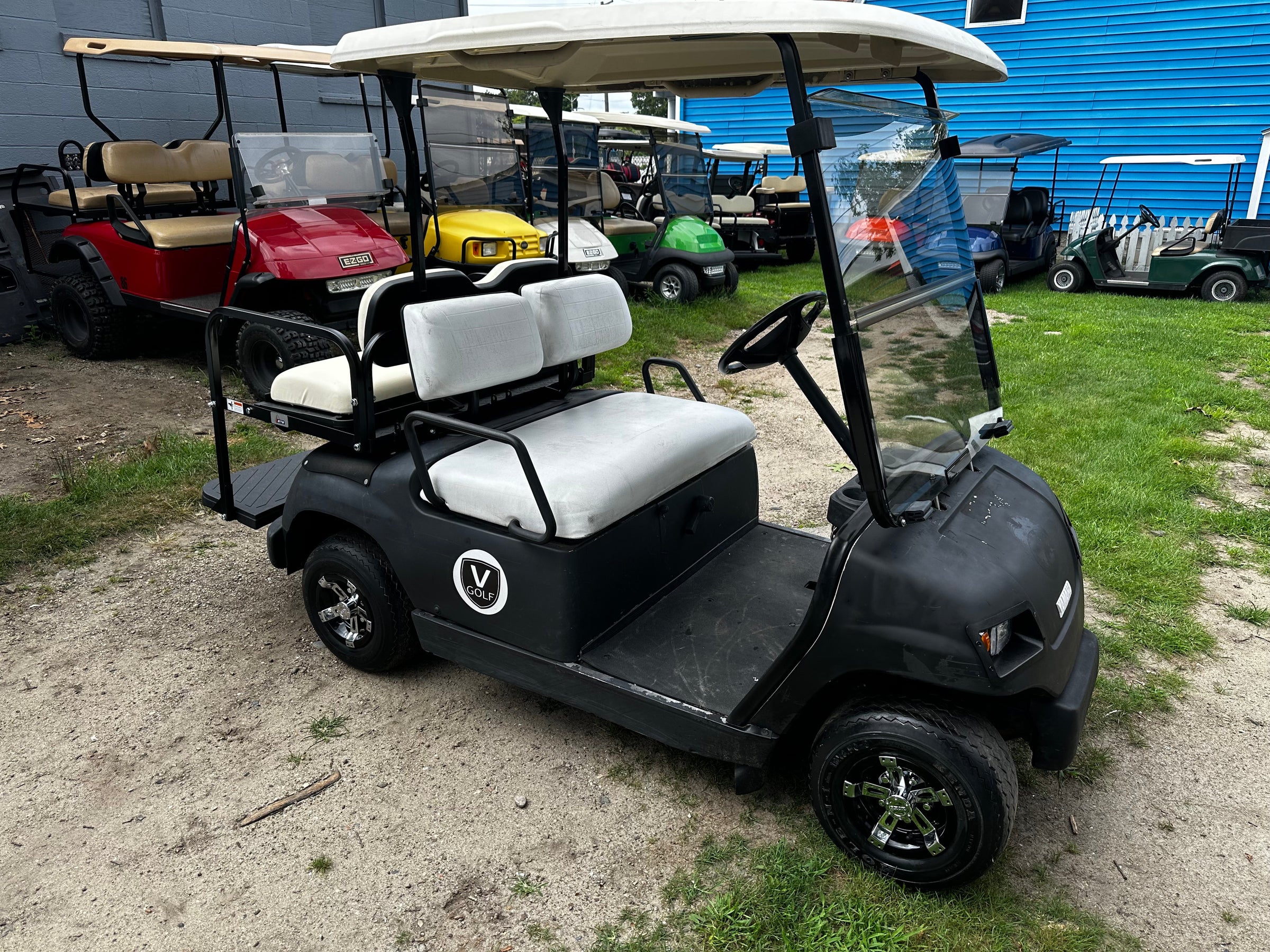 1999 Yamaha G16 Gas Golf Cart - Four passenger | RI Golf Carts